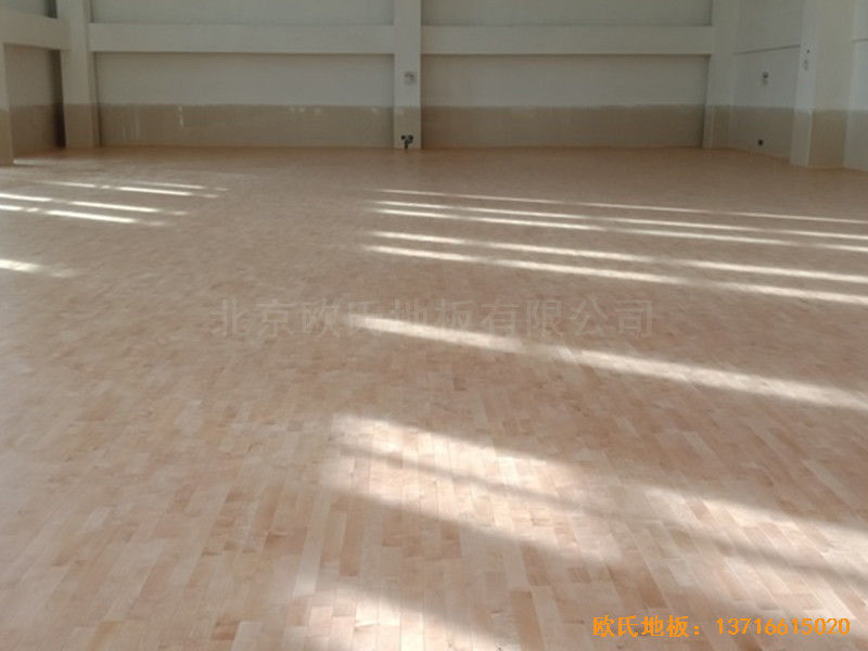 深圳北環中學運動館體育地板施工案例4