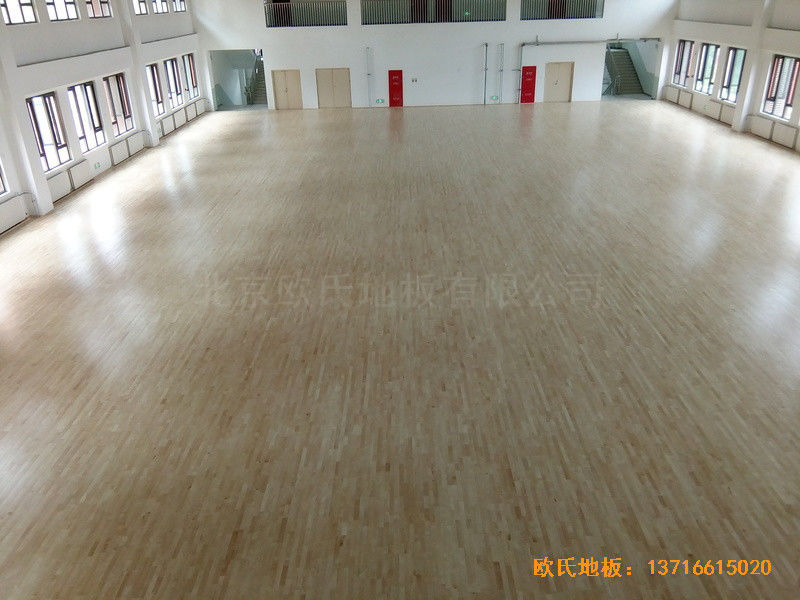 北京趙全營鎮(zhèn)天順小學體育館運動木地板鋪設案例5