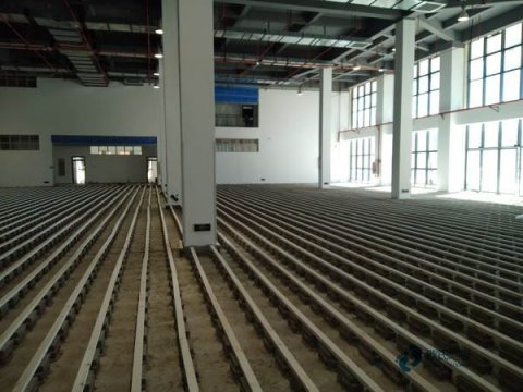 大學(xué)籃球體育地板施工方案